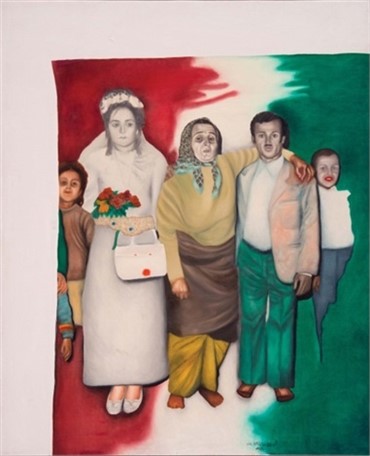 Painting, Ghasem Hajizadeh, Untitled from the Families Series, 1980, 4731